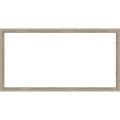 Hardwood Wedge Framed Dry Erase Magnetic Board White Wash