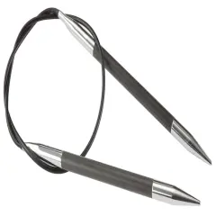 KnitPro-Karbonz Fixed Circular Knitting Needles 16"-Size 8/5.00mm