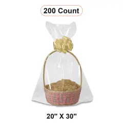 Round Bottom Basket Bags 20'' X 30'' Storage Solutions