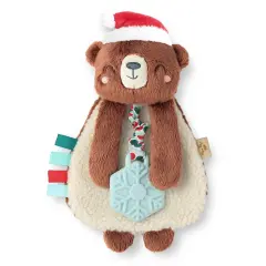 HOLIDAY BEAR PLUSH TEETHER TOY