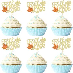 Fall Cupcake Toppers