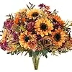 Vintage Artificial Flowers Fake Sunflowers
