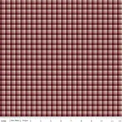 The Awe of Autumn Plaid Purple 43"/44" Fabric Per Yard