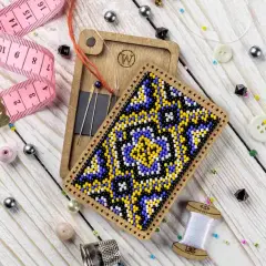 Bead Embroidery Kit for creating a pin cushion