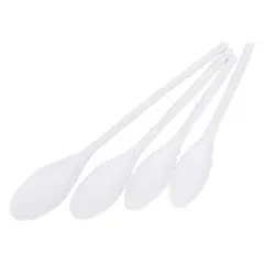 Chef Craft 4pc White Poly Kitchen Mixing Spoon Set
