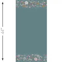 Growing Love Border in Teal (lol44811) | Love Letters | Becca Plymale | Art Gallery