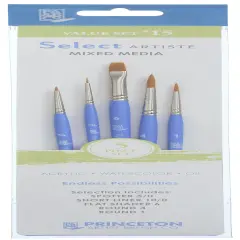 Princeton Select Brush Set 5/Pkg-SELECT BRUSH SET 15