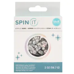 We R Spin It Specialty Rhinestones 2oz-Holographic Clear