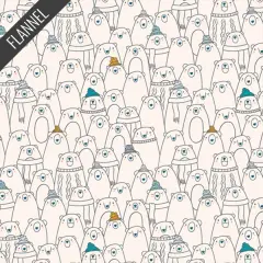 Cozy Bears Flannel in Joy (f12103a) | Art Gallery Flannel | AGF Studio | Art Gallery