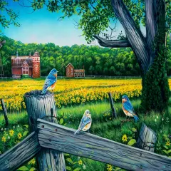 Sunsout Sunflower Valley Blues 500 pc Jigsaw Puzzle 60862