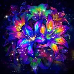 Diamond Painting Kits for Adults-Flowers Diamond Art Kits for Adults,5D Floral Diamond Painting Flowers
