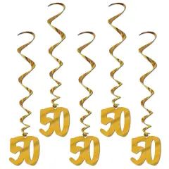 30 Piece Bulk 50th Anniversary Whirls