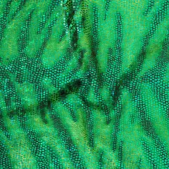 1 Yard Disco Cobra Polyester Spandex Fabric 58/60 Inch Width Green