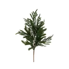 30" Realistic Ming Pine Spray | Faux Noble Fir Christmas Greenery -XX9782