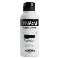 Schmincke Primacryl Professional Fluid Acrylic - Mars Black, 250 ml bottle
