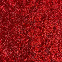1 Yard Glitz Sequins Power Mesh Dancewear Fabric 36/60 Inch Width Hologram Red