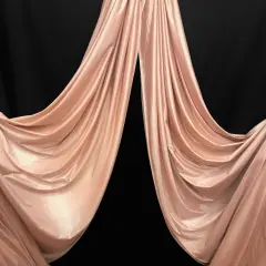 1 Yard Low Stretch Blush Nude Denier Tricot Polyester Fabric 108&Prime;-120&Prime; Inch Wide