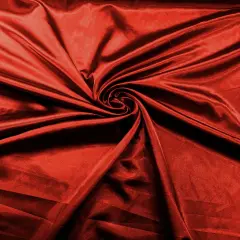 1 Yard Silky Stretch Charmeuse Satin Fabric Soft Hand For Lingerie & Skirts 58-60 inches Wide Dark Red