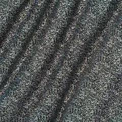 1 Yard Pebble Hologram Nylon Spandex Tricot Fabric 58/60" Width Black Silver