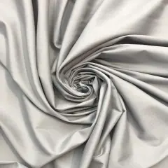 1 Yard Silver Poly Cotton Fabric For Folklorico Skirts Lining Sheets Crafts Apparel 59/60&Prime; Wide