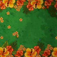 Kingdom of Tonga Polyester Sarong 72" L x 45" W Green