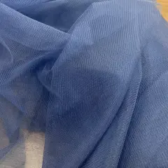 1 Yard 2-Way Stretch Nylon Net Mesh Fabric, 60" Width Lightweight Sheer Mesh for Gowns, Dancewear & Costumes Navy