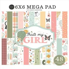 Carta Bella That's My Girl Cardmakers 6X6 Mega Pad