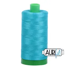 Turquoise (2810) | 40wt Large Spool (1000M / 1094Y) | Aurifil Thread