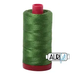 Dark Grass Green (5018) | 12wt Large Spool (325M / 356Y) | Aurifil Thread