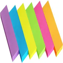 30 Pads Sticky Notes Flags Tabs Page Markers 6 Bright Color Sticky Index Tabs Page Flags 80 Sheet/Pad