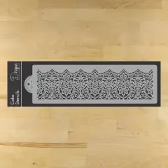 Victorian Lace Cake Stencil Border | C741 by Designer Stencils | Cake Decorating Tools |