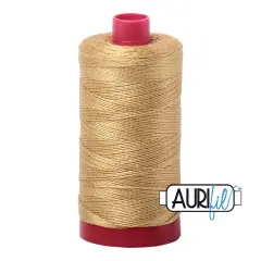 Light Brass (2920) | 12wt Large Spool (325M / 356Y) | Aurifil Thread