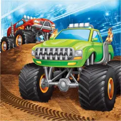 192 pc Bulk Monster Truck Luncheon Napkins