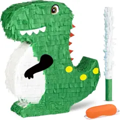 Dinosaur Pinata for Kids Birthday Party Decorations - 17x13x3.7 Inches - Dino Theme Party Supplies