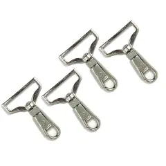 Swivel Hook Zinc Base 2.5 Inch with 1.5 Inch Loop