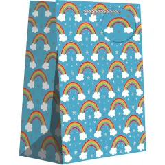 Pack/6: Over the Rainbow Gift Bag - 10 x 5 x 12-1/2"
