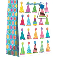 Pack/6: Party Hats Gift Bag