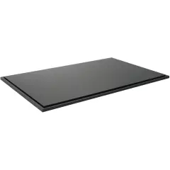 Plymor Black Acrylic Rectangular Display Base, 20.75" W x 12.75" D x 0.5" H