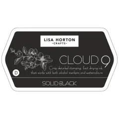 Lisa Horton Crafts Cloud 9 Dye Based Matte Blending Ink Pad-Black