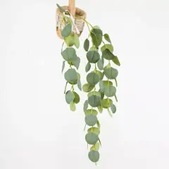 3 Green 41 in Silk Eucalyptus Leaves Hanging Artificial PLANT STEMS Party Events