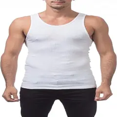 Cotton Ribbed A-Shirt | RADYAN&reg; WHITE