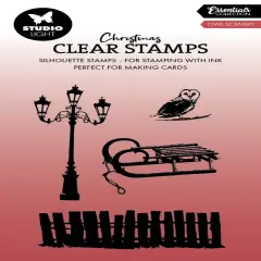 Studio Light Essentials Clear Stamps-Nr. 710, Owl Scenery