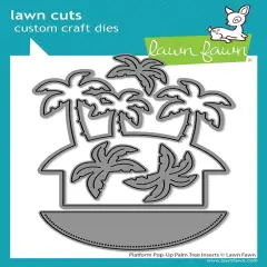 Lawn Cuts Custom Craft Die-Platform Pop-Up Palm Tree Inserts