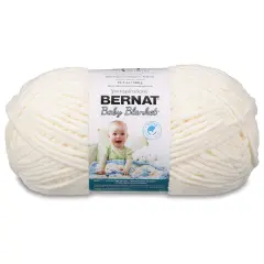 Bernat Baby Blanket Big Ball Yarn 24 Pack-Vanilla