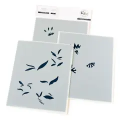 Pinkfresh Studio Stencils 4.25"X5.5" 3/Pkg-Kindness In Bloom