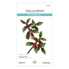 Spellbinders Etched Dies By Susan Tierney-Cockburn-Black Alder