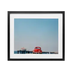 Stupell Industries Red Vintage Car Adventure Framed Print Under Glass, design by Ashley Singleton