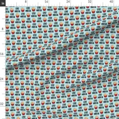Various Fabrics by the Yard or Fat Quarter Valentines Day Muffins Blue Dogs Cute Love Funny Custom Printed Fabric by Spoonflower