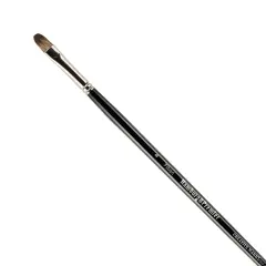 Creative Mark Hamburg Premiere Professional Oil Painting Brushes - Filbert #8 Oil Paint Brush - Handmade in Germany, Natural & Synthetic Hair Blend, Long Triple-Lacquered Birch Handle