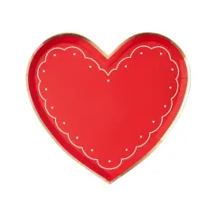 ELEGANT VALENTINE HEART SHAPED PLATES